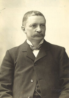Portrait of Professor J. Rydberg. Photo.